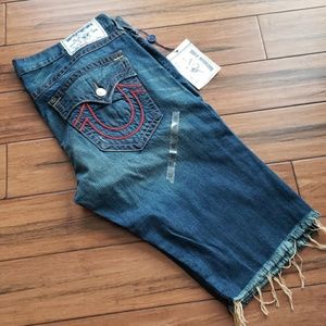 Mens True Religion Jean shorts